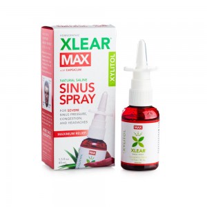 Xlear MAX spray nazal cu capsicum (cu pulverizator), 45 ml.