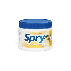 Mints SPRY, lemon (lamaie), borcan 240 buc., 144 g.