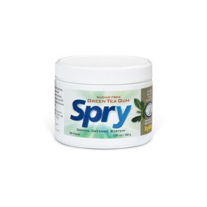 Guma de mestecat SPRY, borcan cu 100 buc., ceai verde