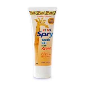 Gel SPRY gingii/dinti copii, rezerva, capsuni&banane, 60 ml.