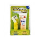 Set periuta de dinti + gel SPRY gingii/dinti copii, capsuni&banane, 60 ml.